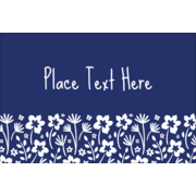 Small Floral Blue