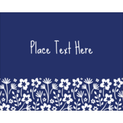 Small Floral Blue