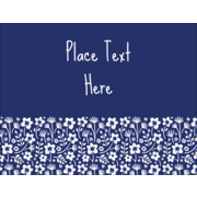 Small Floral Blue