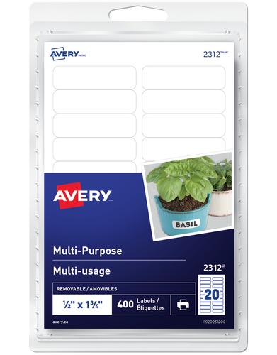  Multi-Purpose Removable Labels