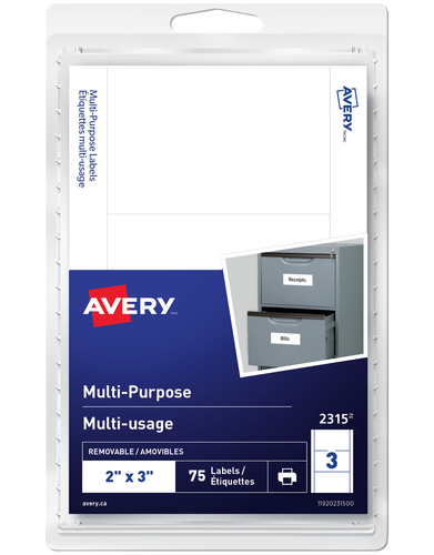  Multi-Purpose Removable Labels