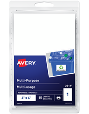 Étiquettes Multi-usage  Amovibles