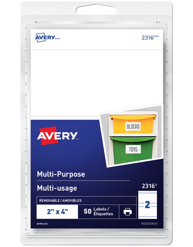  Multi-Purpose Removable Labels