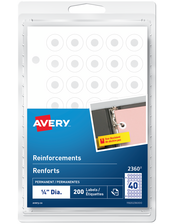  White Reinforcement Labels