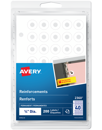  White Reinforcement Labels