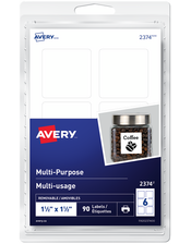 Étiquettes multi-usage amovibles