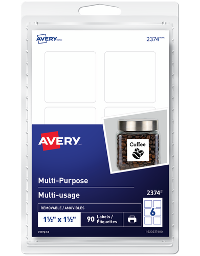  Multi-Purpose Removable Labels