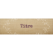 Toile à frange