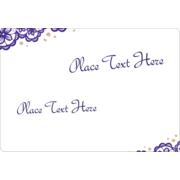 Purple Lace Wedding