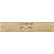 Fringed Burlap
