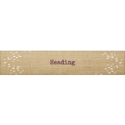 Fringed Burlap