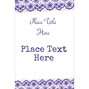 Purple Lace Wedding