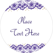 Purple Lace Wedding