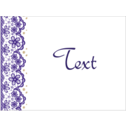 Purple Lace Wedding