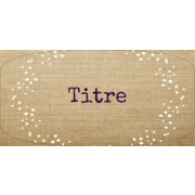 Toile u00e0 frange