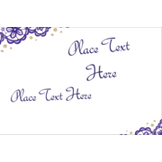 Purple Lace Wedding