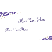 Purple Lace Wedding