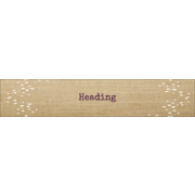 Fringed Burlap