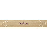 Fringed Burlap