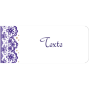 Mariage en dentelle violette