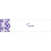 Mariage en dentelle violette
