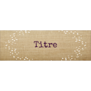 Toile u00e0 frange