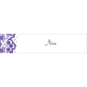 Mariage en dentelle violette