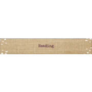 Fringed Burlap