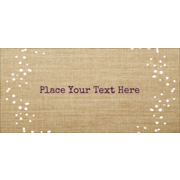 Fringed Burlap