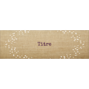 Toile u00e0 frange