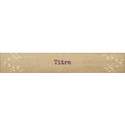 Toile u00e0 frange