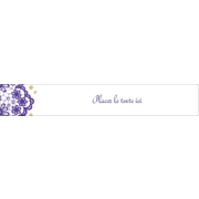 Mariage en dentelle violette