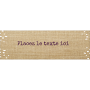 Toile à frange