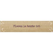 Toile à frange