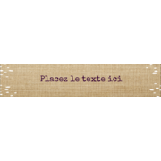 Toile à frange