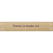 Toile à frange