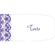 Mariage en dentelle violette