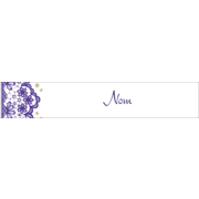 Mariage en dentelle violette