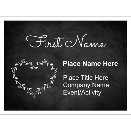 Chalkboard Love pre-designed Label and Card template for Mother's Day ...