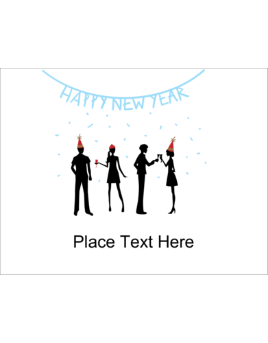 New Years Silhouette