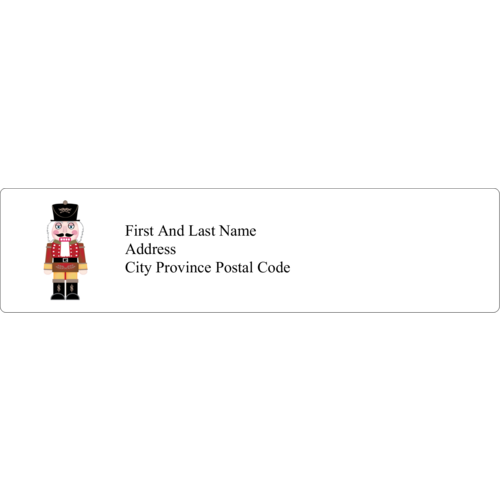 Nutcracker predesigned Label and Card template for your next holiday ...