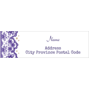 Purple Lace Wedding