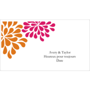 Fête prénuptiale en rose et orange