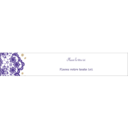 Mariage en dentelle violette