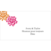Fête prénuptiale en rose et orange