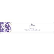Mariage en dentelle violette