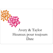 Fête prénuptiale en rose et orange