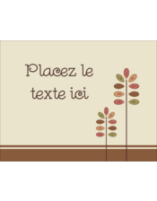 Feuilles modernes de l'Action de grâce