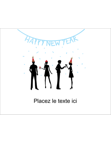 Silhouettes du Nouvel An