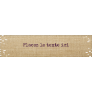 Toile à frange